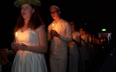 Billeder fra Luciafesten den 9. december i Skanderborg Kulturhus